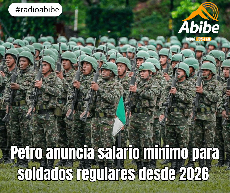 Nuevo salario mínimo para soldados regulares desde 2026