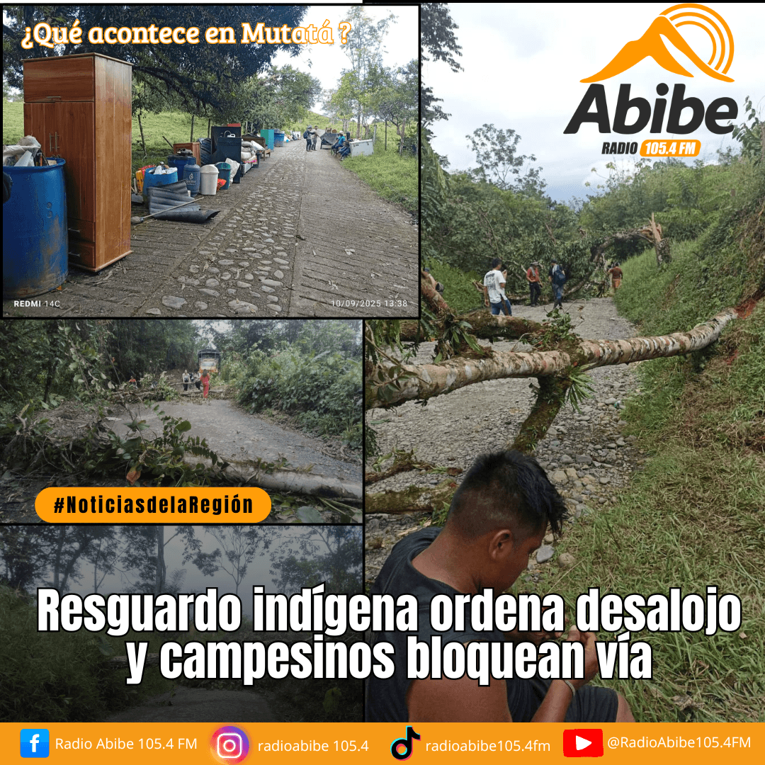 Tensión en el municipio de Mutatá