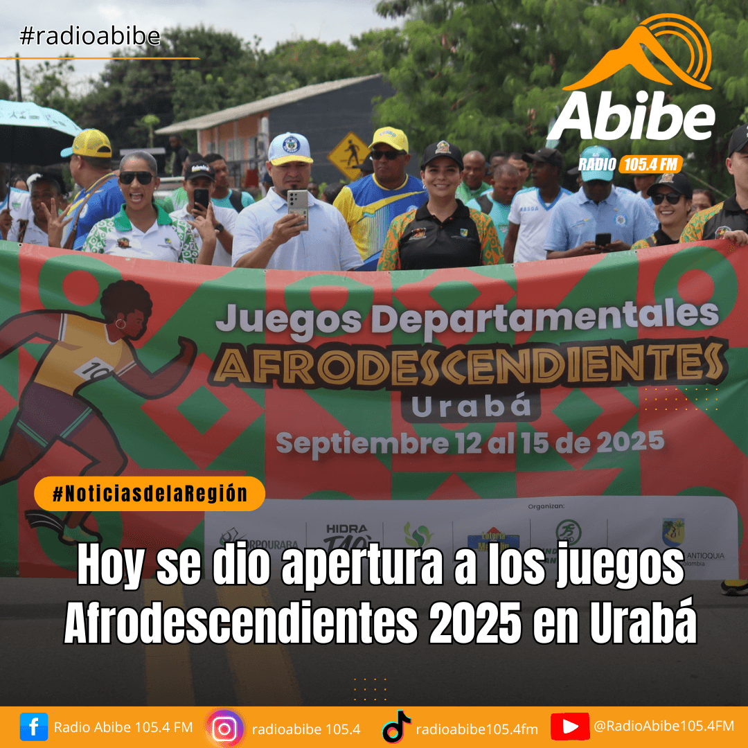Hoy se dio apertura a los juegos Afrodescendientes 2025