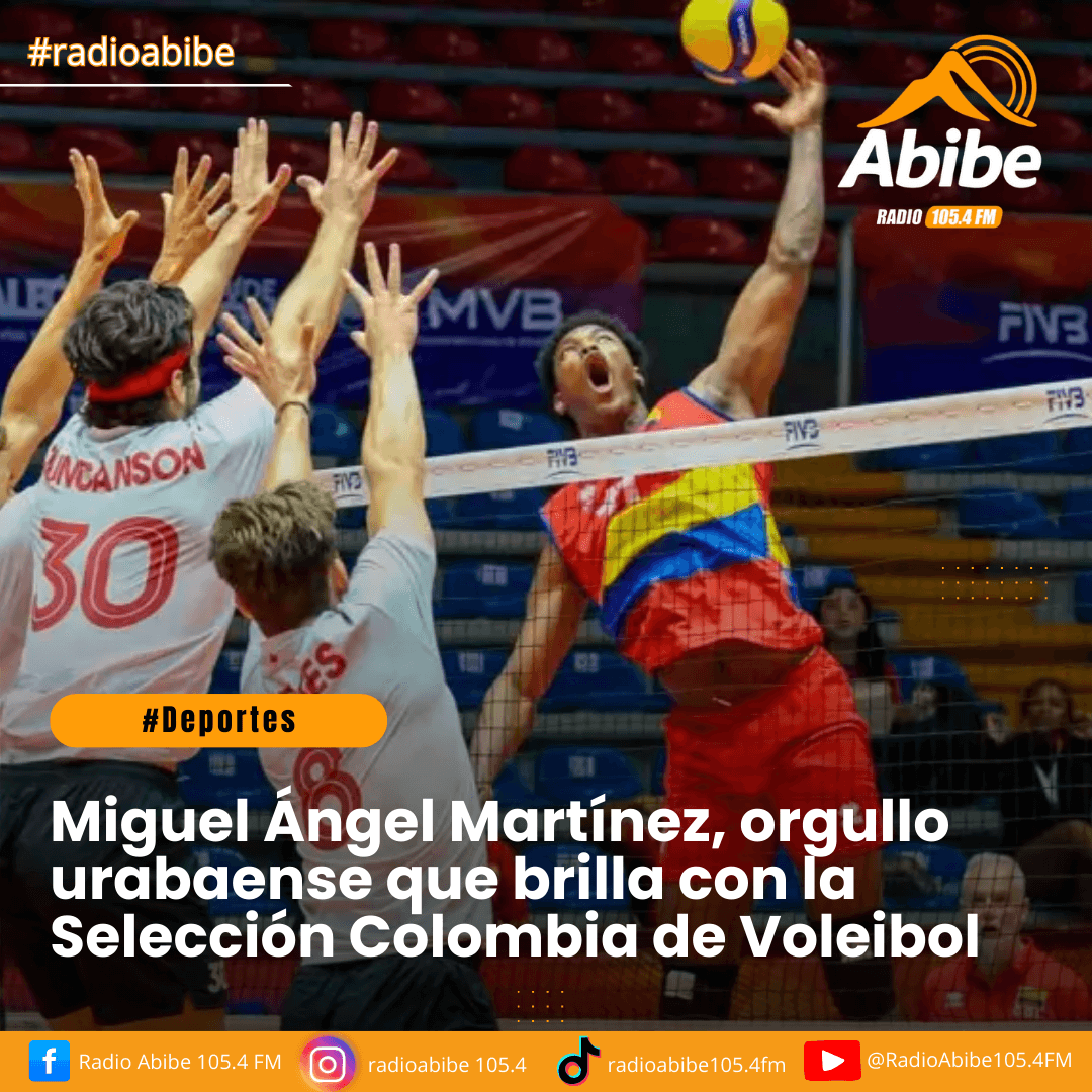 orgullo urabaense en la Selección Colombia de Voleibol